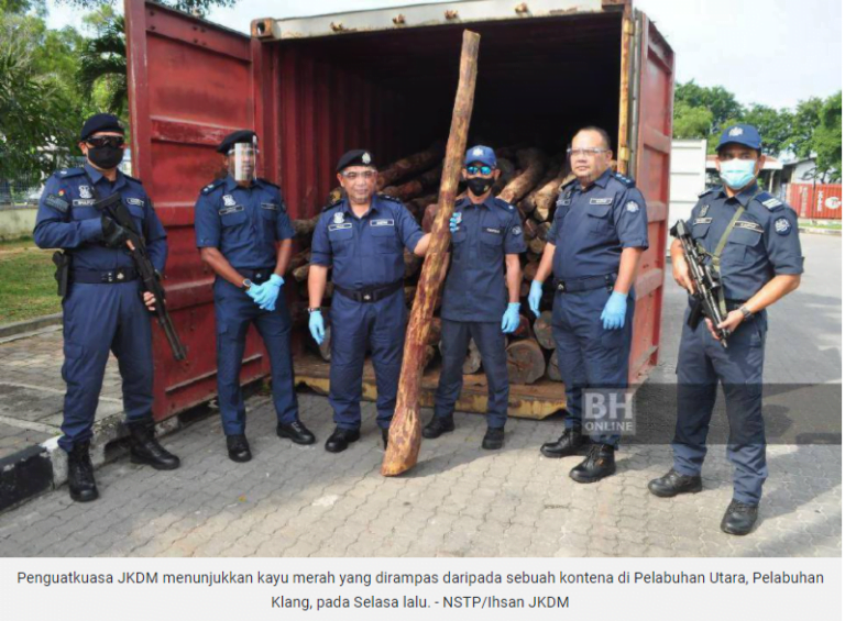 JKDM Patahkan Cubaan Seludup Kayu Merah Minuman Keras Perkasa Putrajaya jkdm-patahkan-cubaan-seludup-kayu-merah-minuman-keras-perkasa-putrajaya